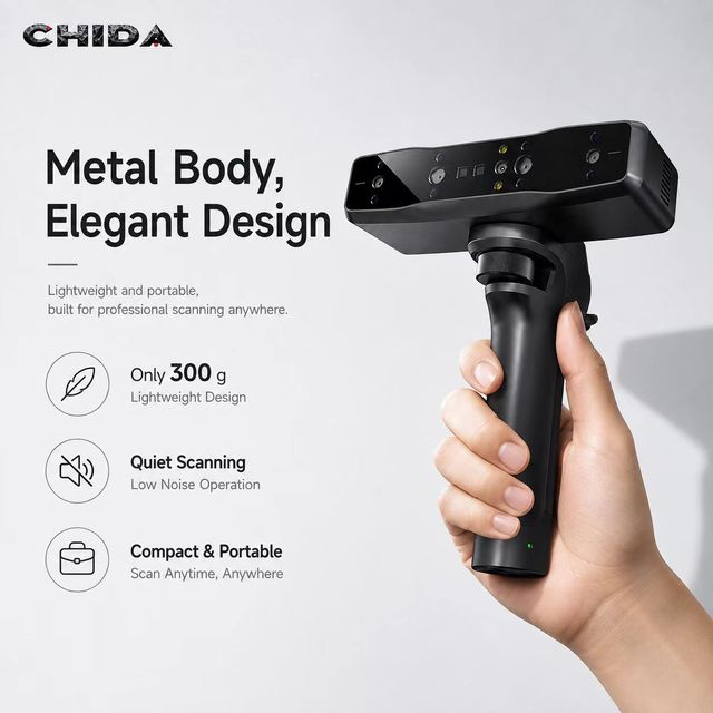 Blue Light Handheld Measurement Grade High-precision Industrial 3D Scanner for Automotive Engineering Scanning