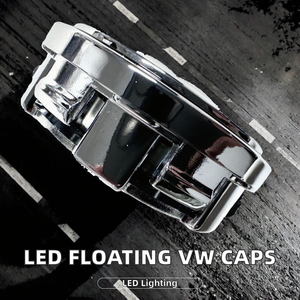 Juego de 4 Tapas de Rueda Flotantes con Iluminación LED de 56mm y <span class=keywords><strong>65mm</strong></span> de ABS para <span class=keywords><strong>VW</strong></span> Sagitar, Passat, Beetle - Product Image 3