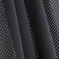 Tissu en tricot composite suédé micro-perforé, 1.2mm d'épaisseur, 55 "de large, revêtement de siège et de canapé automobile de qualité supérieure
