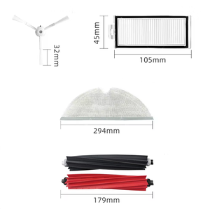 Brosse latérale principale de remplacement, filtre Hepa pour aspirateur robot Xiaomi <span class=keywords><strong>Roborock</strong></span> Q8 <span class=keywords><strong>Max</strong></span> <span class=keywords><strong>Q5</strong></span> Pro +, accessoires - Product Image 6