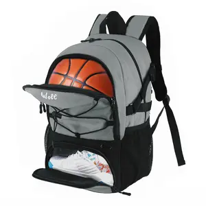 Grote Custom Sport Rugzak Balhouder Schoenen Compartiment Reizen Volleybal Voetbalgym Basketbal Tas Fabriek Stijl Mode