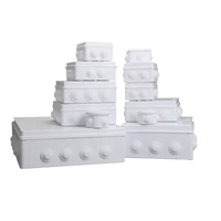 Caja de Conexiones Eléctrica de Plástico IP65 Impermeable, Caja de Conexiones para CCTV IP55, Conector de Cable, Caja de Derivación, Caja de Proyectos Eléctricos