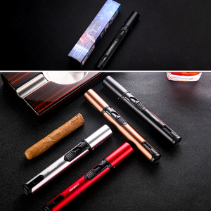 Mới bút súng phun máy bay phản lực ngọn lửa nhẹ hơn butan Nến Kim Loại khí nhà bếp Hàn ngọn đuốc thuốc lá Windproof xì gà nhẹ hơn - Product Image 4