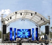 Sistema de Estructura de Arco de Aluminio Curvo para Iluminación de Escenarios de Conciertos y Eventos