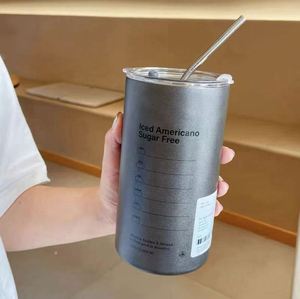 Custom Insulated Iced Americano Tumbler - Stainless Steel with Lid & Straw, Travel <b>Coffee</b> Mug for Men & Women - Product Image 3