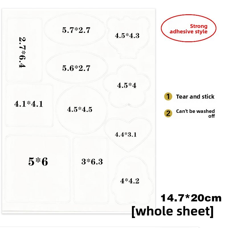 Bleached color [single sheet]