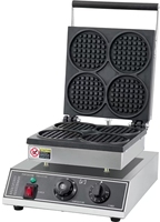 Gaufrier électrique antiadhésif commercial 220V nouvelle machine de collation de cuisson de gaufres pour l'hôtel de restaurant à la maison et les magasins d'alimentation