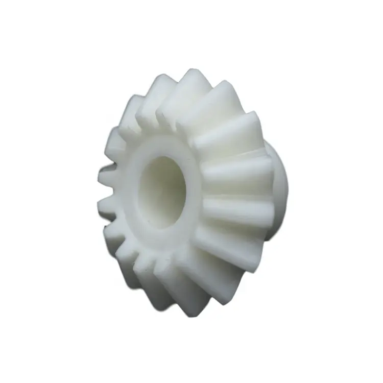 Üretici direksiyon helisel düz spiral diş pom naylon plastik konik dişliler