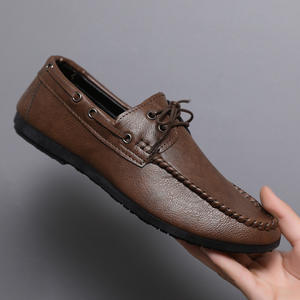 Mocassins de marche pour hommes en PU de haute qualité, légers et confortables, style bateau, décontractés et professionnels, Printemps Été Automne - Product Image 5