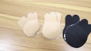 Superior Quality Rabbit Ear <strong>Shape</strong> Pasties Silicon Reusable Breast Lift Women <strong>Nipple</strong> Cover - Product Image 5