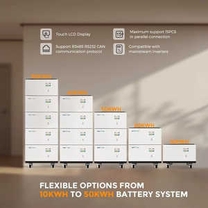 Sistema de Almacenamiento de Energía Doméstico, Paquete de Baterías de Iones de Litio de 51.2V 48V 1000Ah, Batería Lifepo4 Apilable de 50Kwh 40Kwh 30Kwh con Protección BMS - Product Image 6