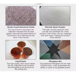 أقراص جلخ كاشطة 4 بوصة بـ36 درجة خشونة مناسبة للجلاخات الزاوية لإزالة المواد - Product Image 6