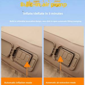 Matelas gonflable pour voiture SUV léger et résistant à l'eau pliable en une seule touche, <span class=keywords><strong>surmatelas</strong></span> en PVC pour le <span class=keywords><strong>camping</strong></span>, les voyages en plein air, <span class=keywords><strong>lit</strong></span> - Product Image 3