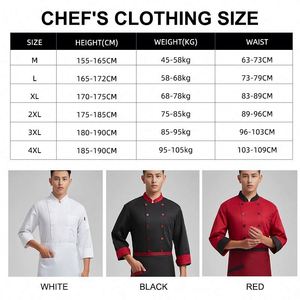 Veste de chef unisexe en coton, uniforme de travail de cuisine avec caractéristiques anti-plis, résistantes aux acides et respirantes, fourniture ODM personnalisée - Product Image 3