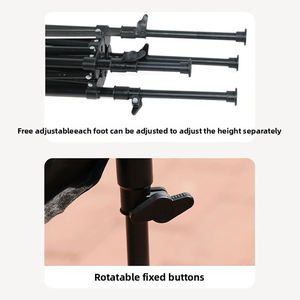 <span class=keywords><strong>Table</strong></span> de pique-nique ultralégère E-RIKE 150kg <span class=keywords><strong>Table</strong></span> réglable <span class=keywords><strong>pliante</strong></span> de <span class=keywords><strong>camping</strong></span> en acier pliable pliable robuste avec rangement - Product Image 4