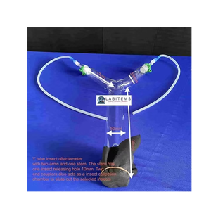 Conector de Vidrio de Precisión Yashika Solutions, Tubo en Y de Borosilicato 3.3, Tamaño Personalizado OEM, para Olfactómetro de Comportamiento Animal - Product Image 4