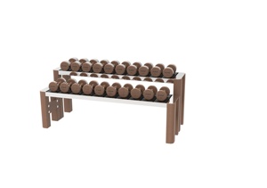 2024 Hot <b>Sale</b> Wooden Dumbbell & <b>Kettlebell</b>-Walnut & Stainless Steel Exercise Equipment <b>for</b> Unisex Use 2024year Hot Product High - Product Image 6