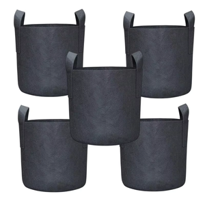 <span class=keywords><strong>Sac</strong></span> <span class=keywords><strong>de</strong></span> culture en tissu non tissé noir <span class=keywords><strong>de</strong></span> grande taille (45, 50, 60, 200 gallons) pour la culture <span class=keywords><strong>de</strong></span> légumes, vente en gros pour l'agriculture et les fermes extérieures - Product Image 5