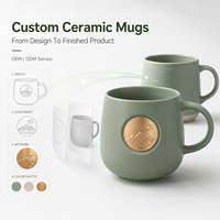 Taza de Cerámica de Porcelana Fina con Logotipo de Cobre Grabado, Estilo Moderno y Minimalista, con Cuchara, Decoración Estética para el Hogar, Taza de Café, Regalo Promocional al por Mayor
