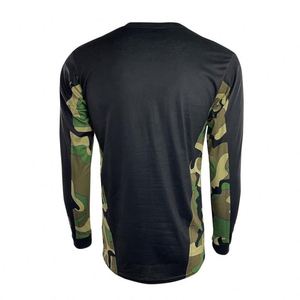 เสื้อตกปลาผ้าโพลีเอสเตอร์แบบซับเหงื่อสำหรับผู้ชายเสื้อตกปลาแห้งเร็วแบบตาข่ายระบายอากาศ50 + ป้องกันแสงแดด - Product Image 2