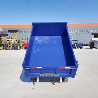 Tricycle à benne basculante chinois, moto cargo, 18, 22, 25 CV, tricycle cargo agricole, tricycle cargo diesel à trois roues