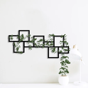 Treillis <span class=keywords><strong>mural</strong></span> en métal <span class=keywords><strong>pour</strong></span> <span class=keywords><strong>plantes</strong></span> grimpantes Supports de conception de jardin <span class=keywords><strong>intérieur</strong></span> et extérieur Condition suspendue - Product Image 1