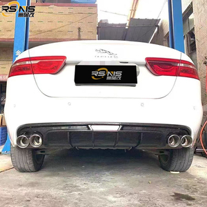 Para Jaguar XF XFL XE <span class=keywords><strong>XEL</strong></span> 2015-2020 difusor de parachoques trasero, Kit de carrocería de PP moldeado por inyección hebilla Original mejorada - Product Image 4