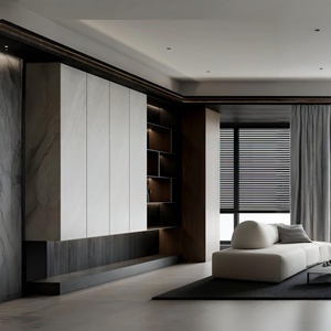 Nueva combinación de pared integrada para sala de estar, armario de TV, almacenamiento para uso en apartamentos - Product Image 5