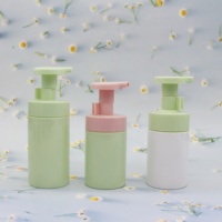 Flacon pompe moussant vide 150 ml 200 ml, plusieurs couleurs, transparent, blanc, rose, vert, pour nettoyant visage, distributeur de savon pour les mains