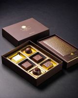 Großhandel Luxus-Schokoladenverpackungsbox mit individuellem Logo-Design Premium-Papier-Geschenkbox für Pralinen, Süßigkeiten und Bonbons