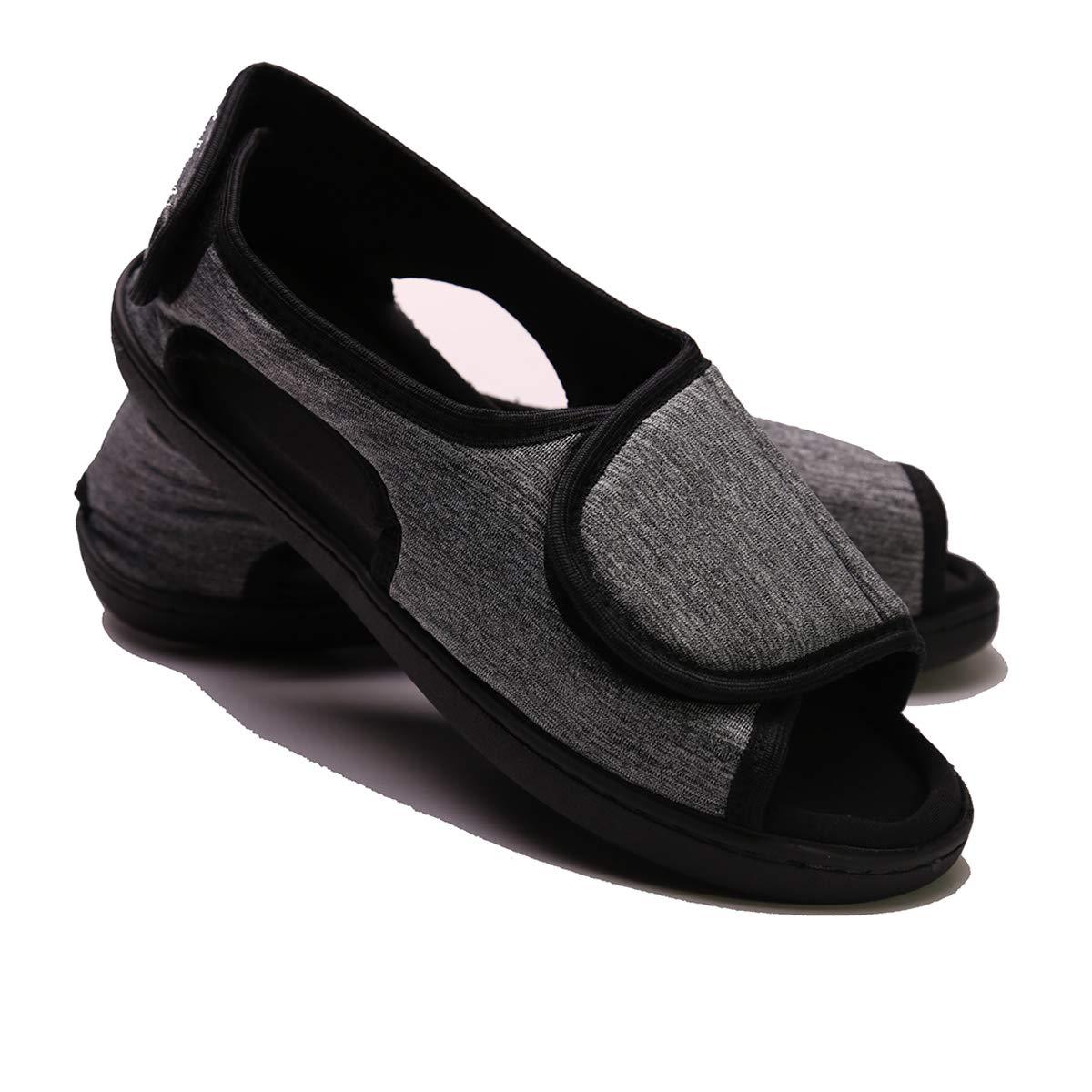 Sandales en paille grises
