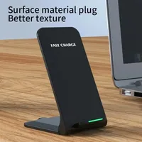 Support de chargeur sans fil 15W à charge rapide, design pliable, idéal pour un cadeau d'affaires
