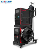 DOMAINLASER 1500W 2000W Machine de soudage laser à fibre Double fil d'alimentation refroidissement par air soudeuse laser pour acier inoxydable