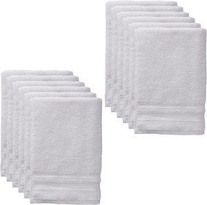 Lot <span class=keywords><strong>de</strong></span> 6 serviettes <span class=keywords><strong>de</strong></span> bain <span class=keywords><strong>de</strong></span> 500 grammes, 100% coton, 27\" x 54\", jetables, serviettes <span class=keywords><strong>de</strong></span> <span class=keywords><strong>toilette</strong></span> d'hôtel 5 étoiles, couleur unie, serviettes en coton 50/70 - Product Image 6