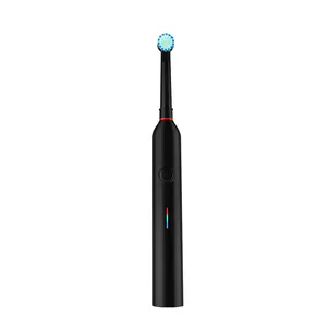 Oscillating Round Head Rotating Electrical Tooth Brush Custom Friendly Rotary Electric Toothbrush With 2 Brush Heads