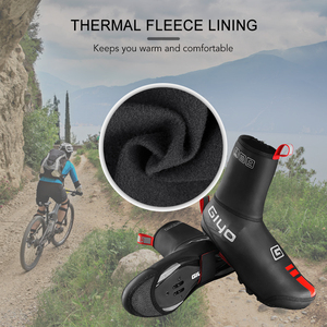 Couvre-chaussures de vélo imperméables coupe-vent chauds couvre-chaussures de vélo de route <span class=keywords><strong>VTT</strong></span> couvre-chaussures d'hiver protecteur - Product Image 4
