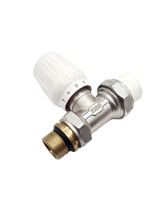 Robinet thermostatique industriel flexible en laiton DN20 avec raccord fileté PPR, vanne de régulation de température manuelle pour hôtel - Product Image 4