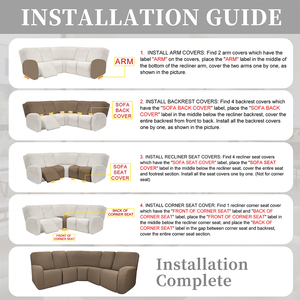 Funda de <span class=keywords><strong>Sofá</strong></span> Impermeable Personalizable a Cuadros Marrones, Antiarañazos, Antideslizante, Elástica, Protector de <span class=keywords><strong>Sofá</strong></span> para Uso en Hoteles, Lavable y Duradera - Product Image 6