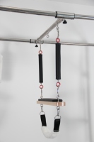 Ensemble Combo Pilates Reformer Cadillac en Bois d'Érable - Lit de Yoga Professionnel Complet avec Trapèze, Équipement de Fitness Réglable pour Gym/Studio