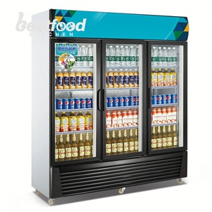 Réfrigérateur Vitrine Commerciale à Porte Vitrée, Monotempérature, à Refroidissement Direct et Compatibilité Multi-Voltage - Product Image 3