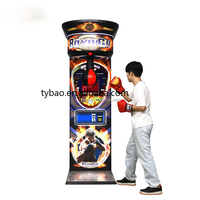 Machine de boxe électronique de parc d'attractions de rue prix de machine de poinçon de boxe de jeu d'arcade à jetons à vendre