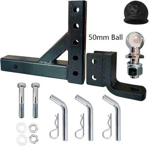 <span class=keywords><strong>Attelage</strong></span> de remorque à trois boules avec goupille d'<span class=keywords><strong>attelage</strong></span> antivol, <span class=keywords><strong>crochet</strong></span> et manille rotative - Product Image 5