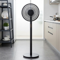 Ventilateur de sol oscillant électrique de haute qualité, ventilateur de circulation d'air de 14 pouces avec pales en spirale pour camping-car, utilisation aux États-Unis