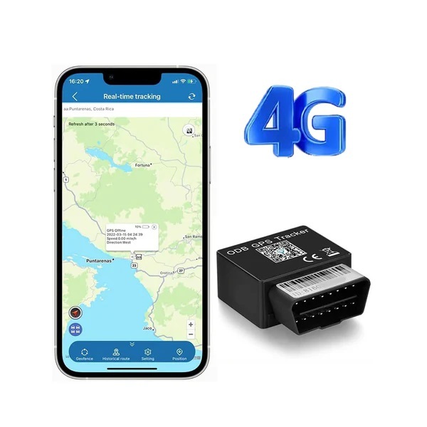 TKSTAR 4G TK816 OBDII GPS Vehicle Car Tracker Devices Plug and Play Real-time Tracking for Automotive Use