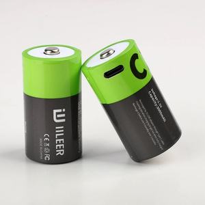 IILEER Baterías Cilíndricas Recargables de Iones de Litio C2 de Gran Capacidad, 3000mAh 4995mWh 1.5V, para Juguetes - Product Image 1