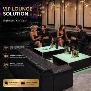 Set di Divani Modulari a Forma di U e L per Hotel, Lounge Bar, Eventi e Locali Notturni - Product Image 2