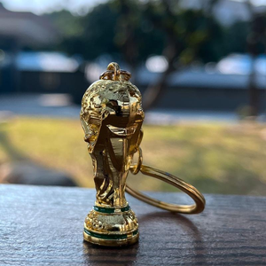 Porte-clés en métal personnalisé, design trophée de football, porte-clés 3D, design logo métal, fournisseur de porte-clés pendentif voiture personnalisé, sport - Product Image 6