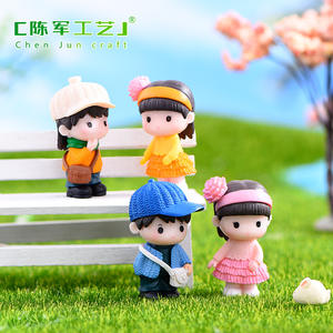 Muñecos <span class=keywords><strong>de</strong></span> <span class=keywords><strong>pareja</strong></span> vecinos <span class=keywords><strong>de</strong></span> Weij, decoraciones <span class=keywords><strong>de</strong></span> micropaisaje <span class=keywords><strong>de</strong></span> musgo, mini adornos, llaveros, accesorios para pasteles DIY - Product Image 2