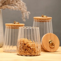 Couvercles en bois personnalisés avec logo laser pour bocaux de conservation en verre, couvercles hermétiques en bambou naturel pour contenants de cuisine pour épices et céréales