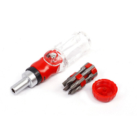 Obeng Ratchet No.71005 12-in-1 Multi Obeng dengan Torx, Kepala Pipih, Phillips, Hex, Persegi dan Driver Mur 1/4